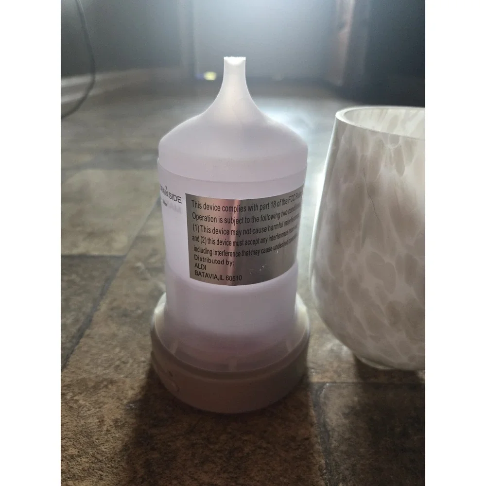 Glass Essential Oil Diffuser With LED Light